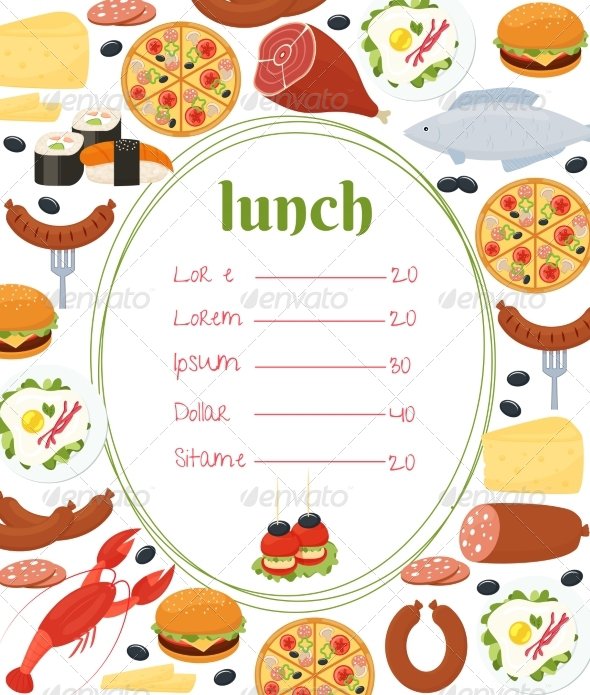 Pizza Lunch Invitation Template