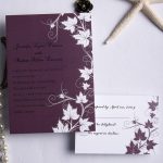 Plum Wedding Invitations