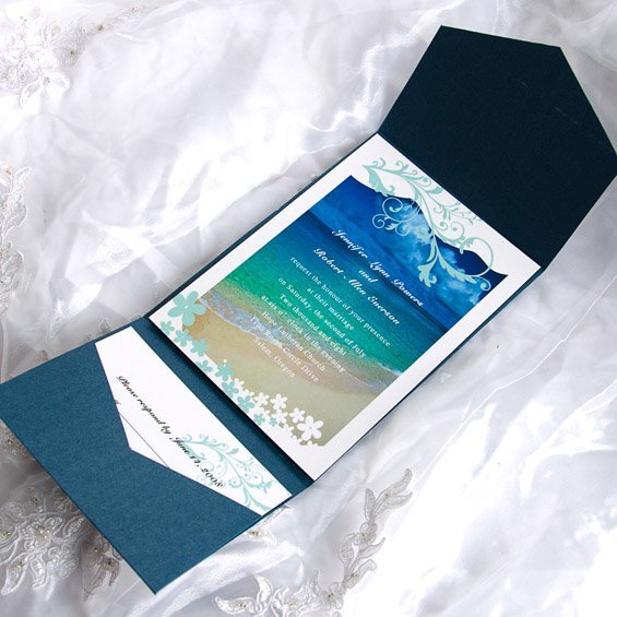 Pocket Wedding Invitation Kits