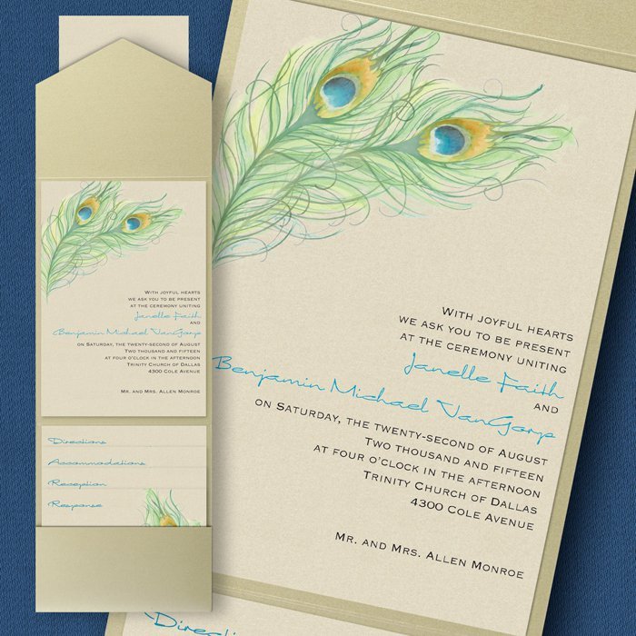 Pocket Wedding Invitations Diy