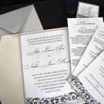 Pocket Wedding Invitations With Crystals