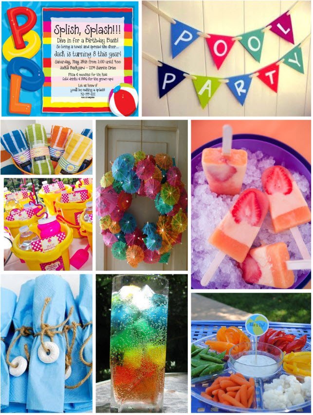 Pool Party Invitation Ideas Homemade