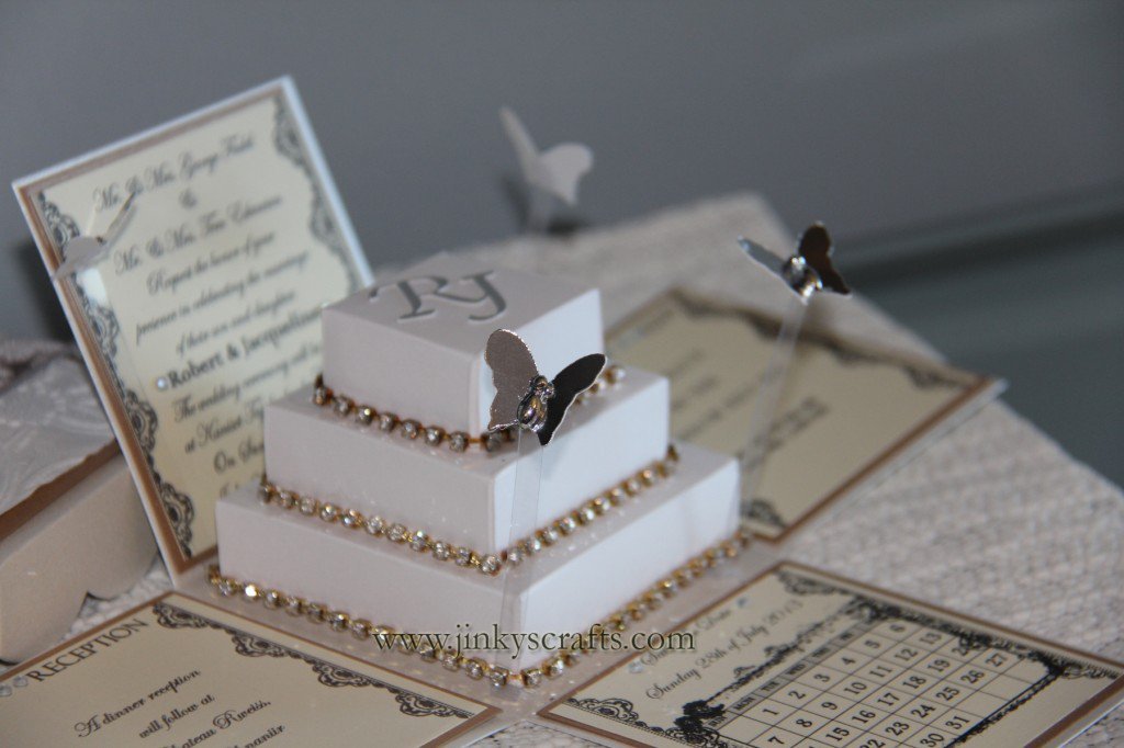 Pop Up Box Wedding Invitations