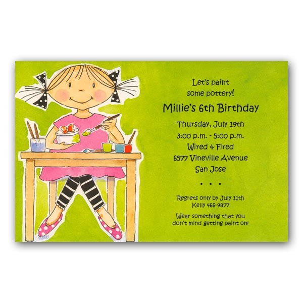 Pottery Barn Invitations