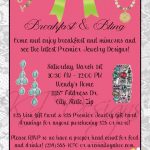Premier Jewelry Party Invitation Wording