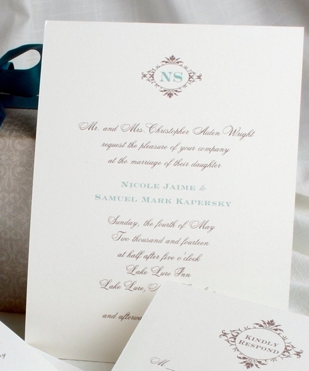 Pretty Wedding Invitations