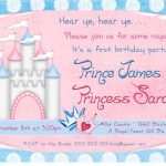 Prince And Princess Party Invitations