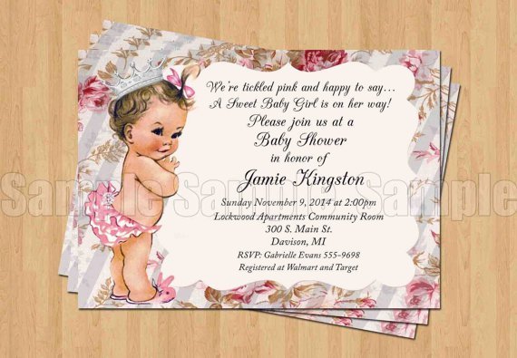Princess Baby Shower Invitations Walgreens