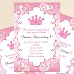 Princess First Birthday Invitation Wording