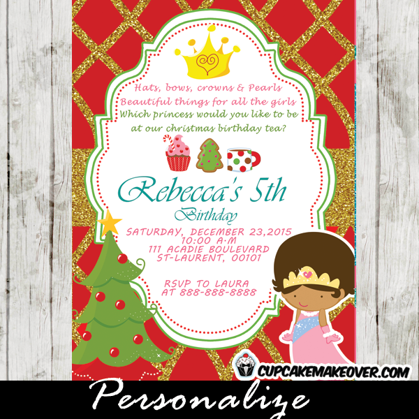 Princess Makeover Party Invitation Wording