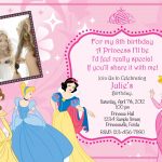 Princesses Party Invitations Blank
