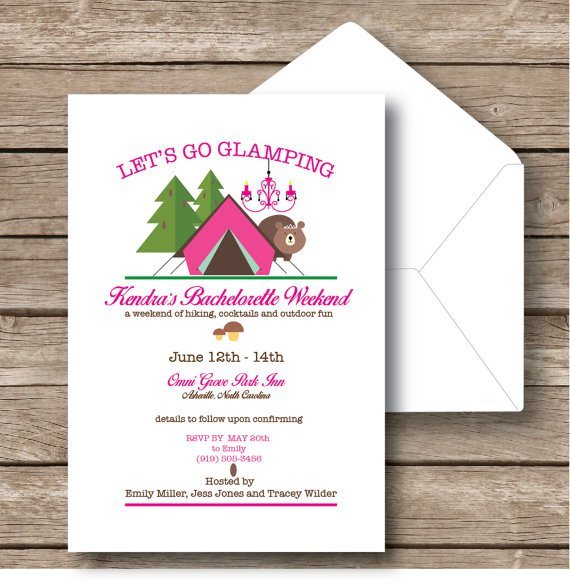 Print Your Own Bachelorette Invitations