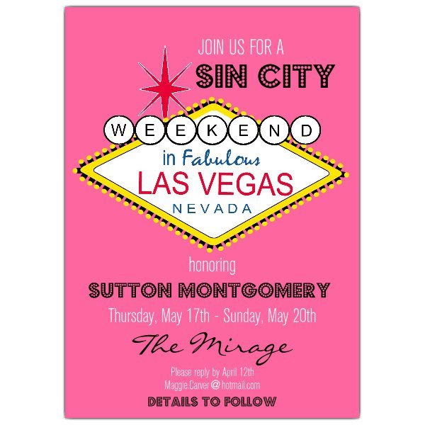 Print Your Own Bachelorette Party Invitations