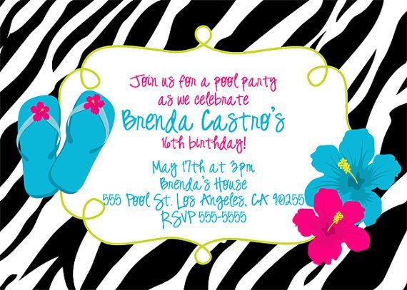 Printable Birthday Invitations For Tweens Free