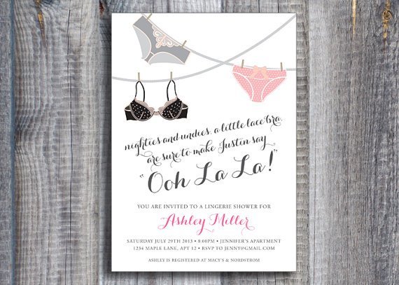 Printable Bridal Shower Invitations Etsy