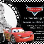 Cars Printable Birthday Invitations