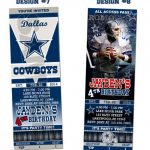 Nfl Birthday Invitations