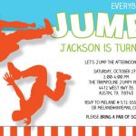 Sky Zone Birthday Invitation
