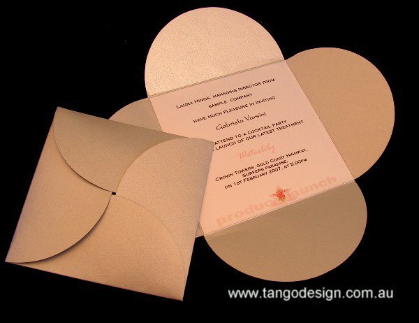 Product Launch Invitation Card Design