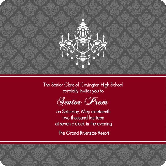 Prom Party Invitations Printable