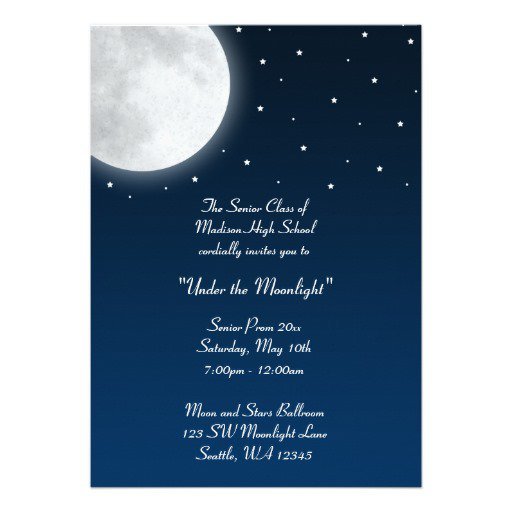 Prom Party Invitations Wording