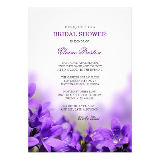 Purple Wedding Invitation Sets