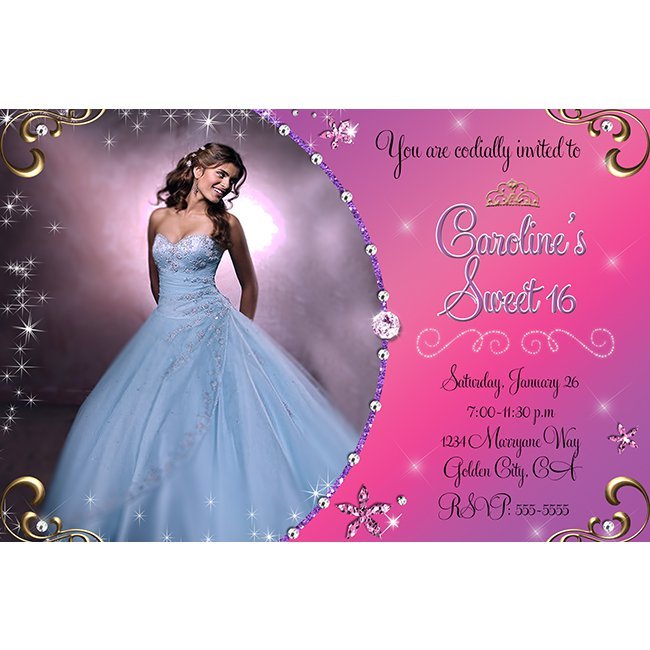 Quincenera Invitation Background Designs