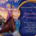 Rapunzel Party Invitation Printable Templates