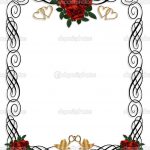 Red And Black Blank Invitations Templates