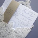 Red Lace Invitations