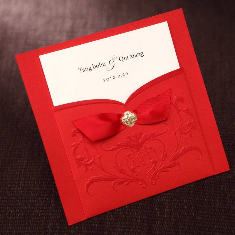 Red Wedding Invitations