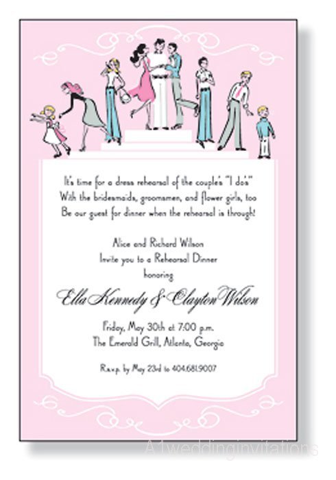 Rehearsal Dinner Invitations Blank