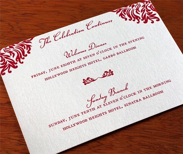 Romantic Weekend Invitation Wording