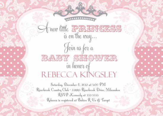 Royal Princess Invitation Templates