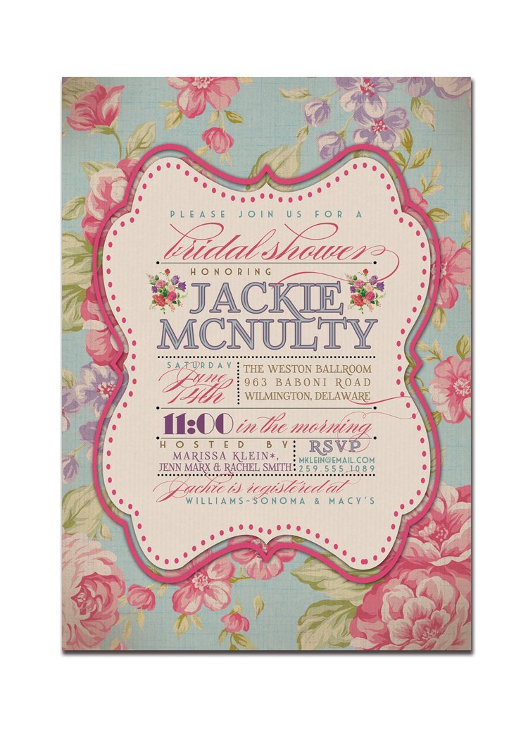 Rustic Bridal Shower Invitations Cheap