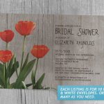 Rustic Bridal Shower Invitations