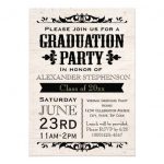 Rustic Graduation Invitations