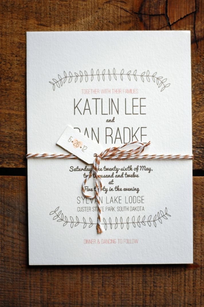 Rustic Invitations Design