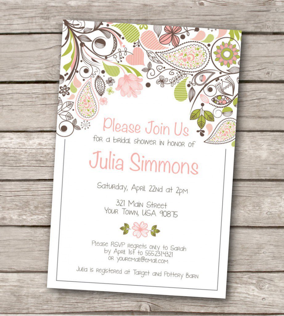 Rustic Wedding Invitation Templates Free