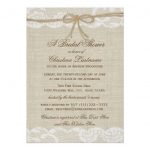 Rustic Wedding Shower Invitations