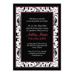 Sample Graduation Dinner Invitations Wording