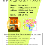 Sample Jewelry Party Invitation