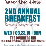 Save The Date Volunteer Breakfast