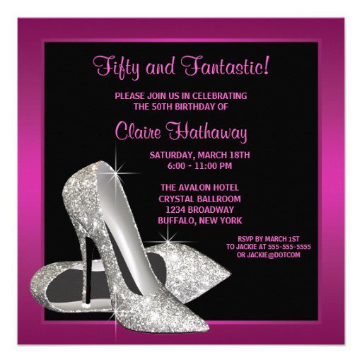 Sayings For 50th Birthday Invitations