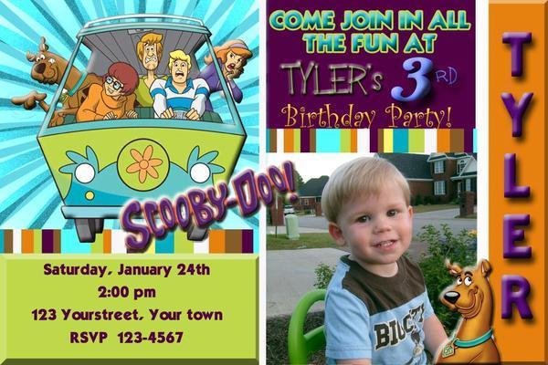 Scooby Doo Birthday Invitation Wording