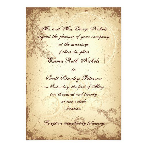 Scroll Wedding Invitations