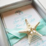 Seashell Starfish Wedding Invitation