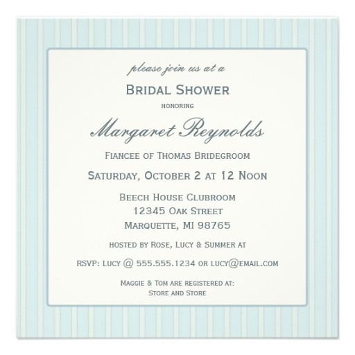 Seashell Shower Invitations