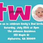 Second Birthday Invitation Wording