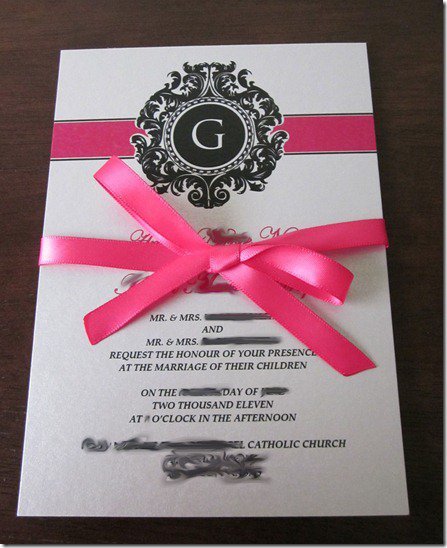 Self Print Wedding Invitations